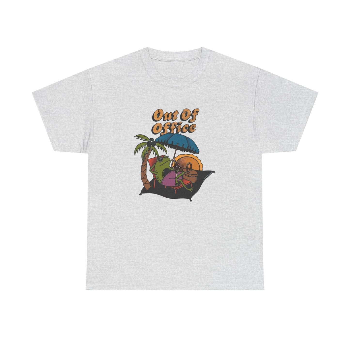 Out Of Office Funny T Shirt Graphic Unisex Heavy Cotton Tee NEW GIFT