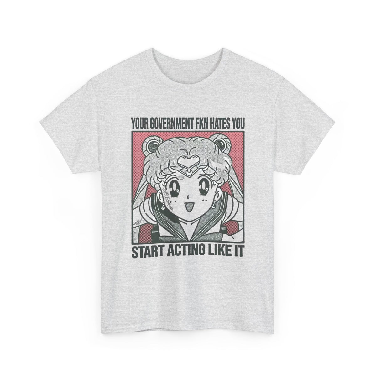 Funny Government Hatred Quote T-Shirt Men's Graphic Tee