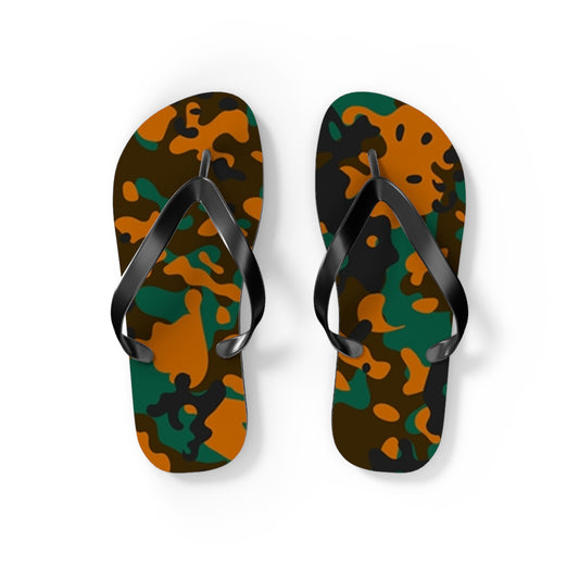 Waves And Sun Sandals Mens Camo Summer Flip Flops Slides BRAND NEW