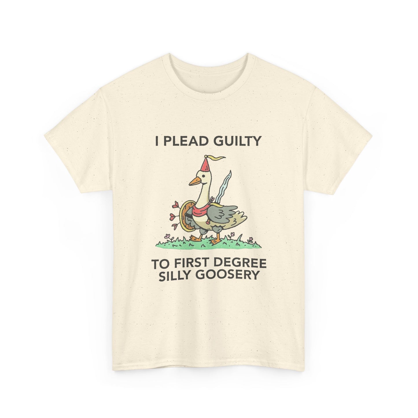 I Plead Guilty Silly Funny Graphic T Shirt Unisex Heavy Cotton Tee