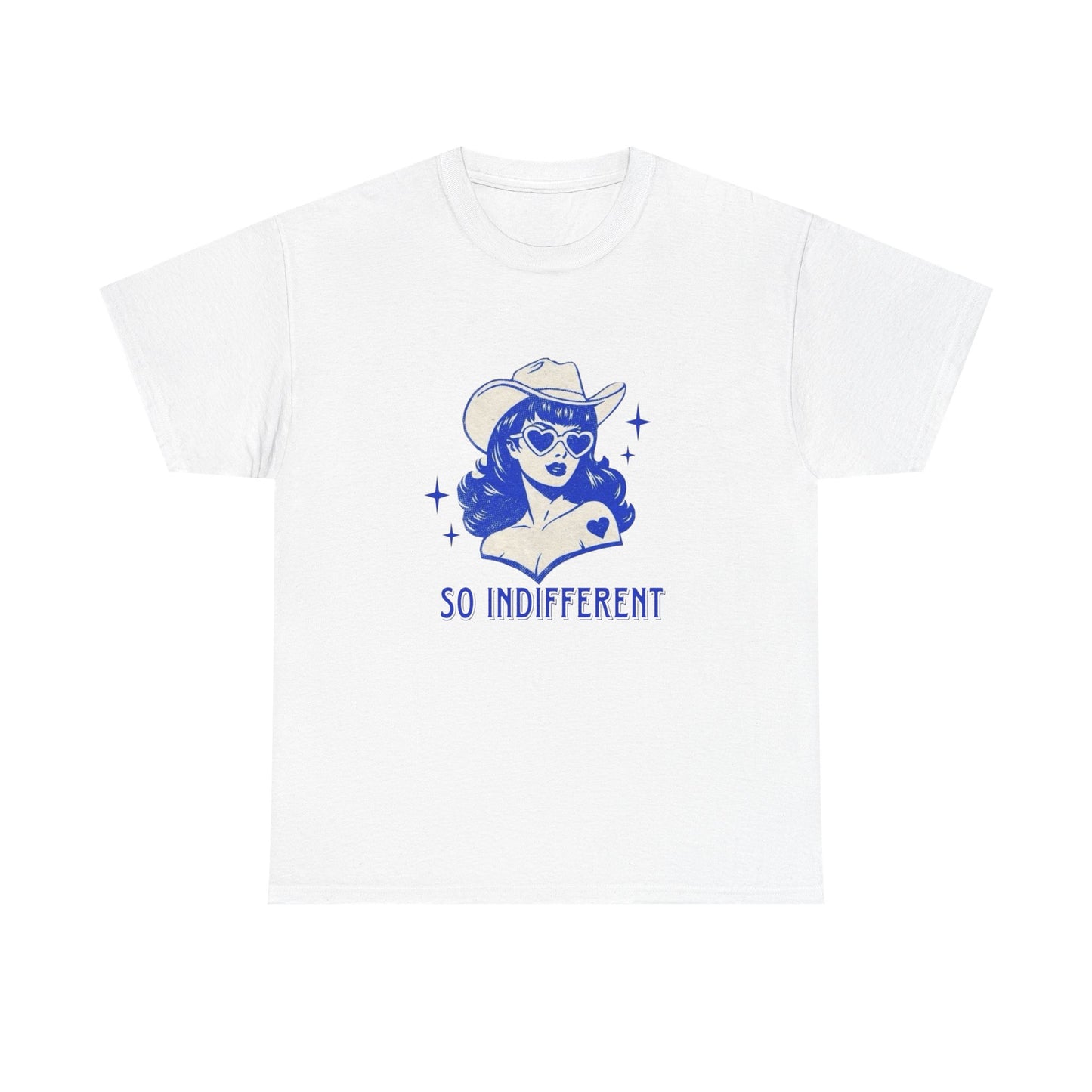So Indifferent Graphic T Shirt NEW Unisex Heavy Cotton Tee