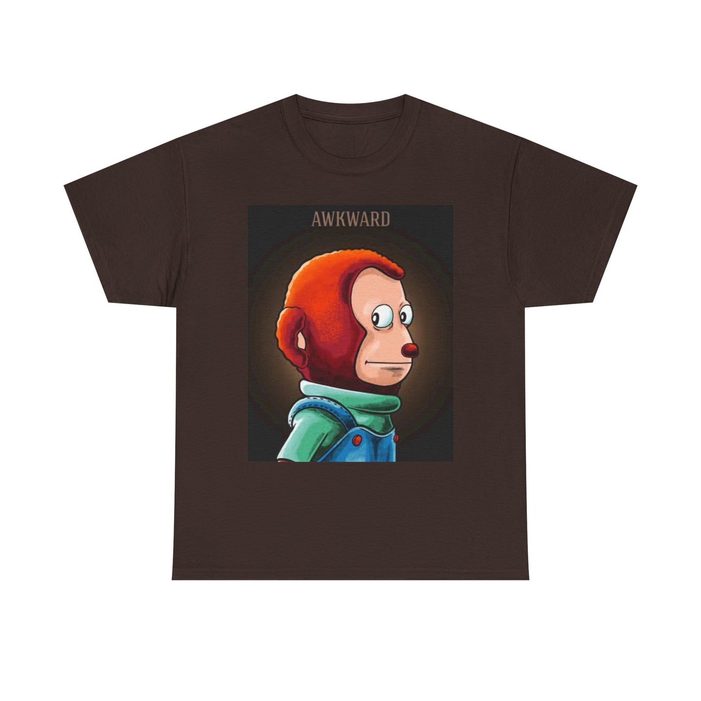 Awkward Meme T Shirt Funny Hilarious Gift Graphic Unisex Heavy Cotton Tee