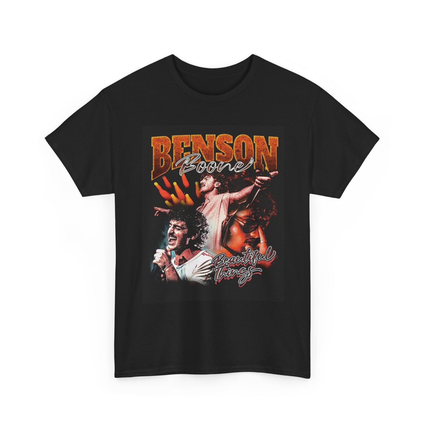 Benson Boone Graphic T Shirt Vintage Merch Unisex Heavy Cotton Tee