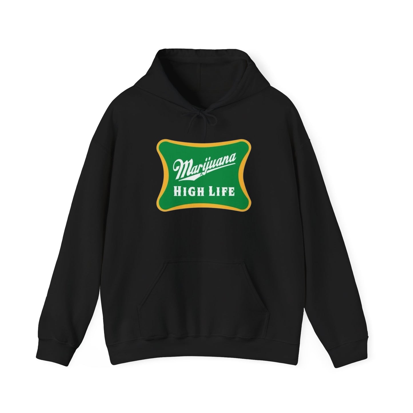 Marijuana High Life Graphic Hoodie Unisex Heavy Blend™ Hooded Sweatshirt