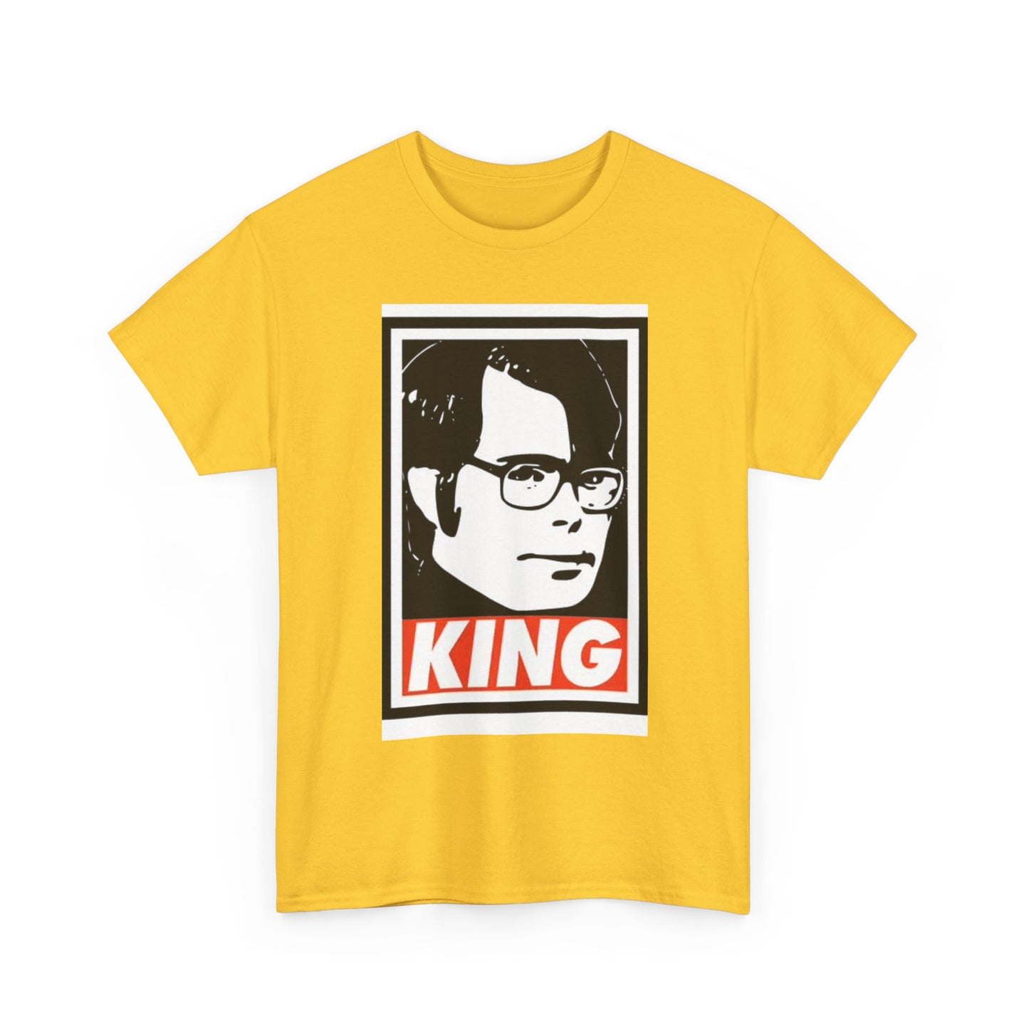Stephen King Shirt Retro Poster Horror Funny Gift Scary Unisex Heavy Cotton Tee