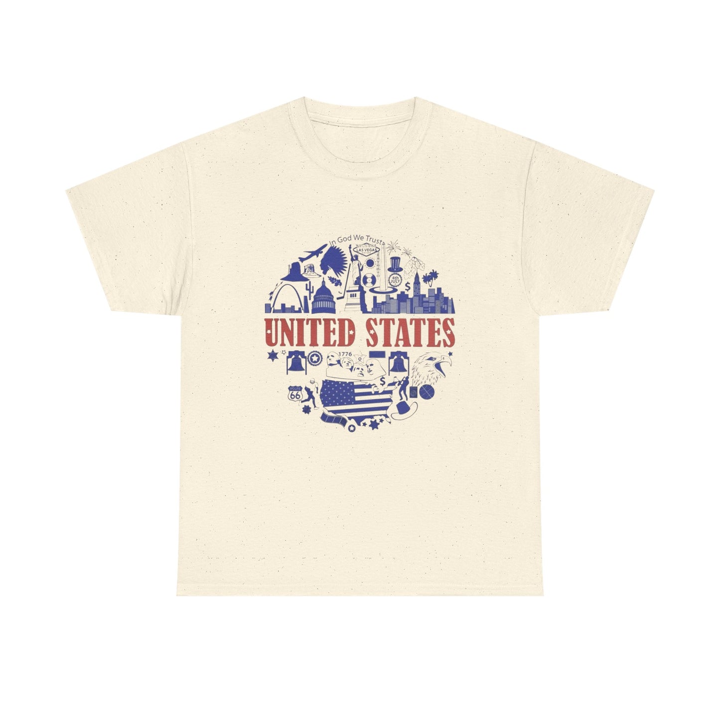 United States In God We Trust Graphic T Shirt NEW Adult Tee