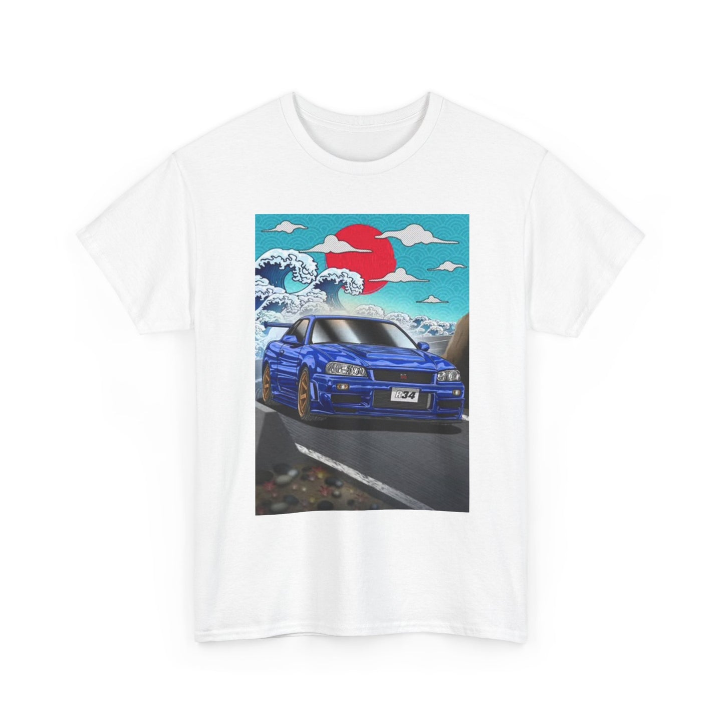Nissan Skyline Graphic T Shirt GTR Vintage Japan Retro Unisex Heavy Cotton Tee
