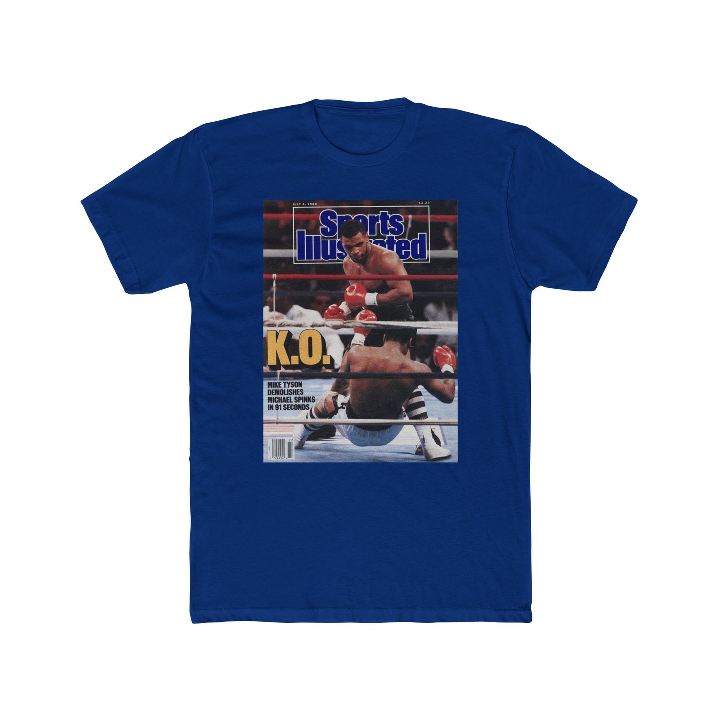 Mike Tyson Tshirt vintage New York  Men's Cotton Crew Tee boxing mma wrestling
