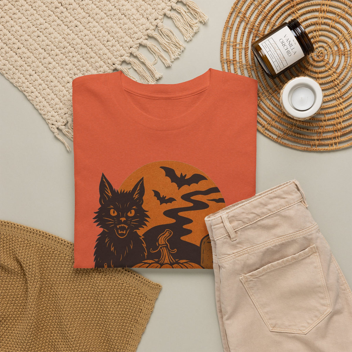 Long Live Halloween Graphic T Shirt Men's Heavy Cotton Tee