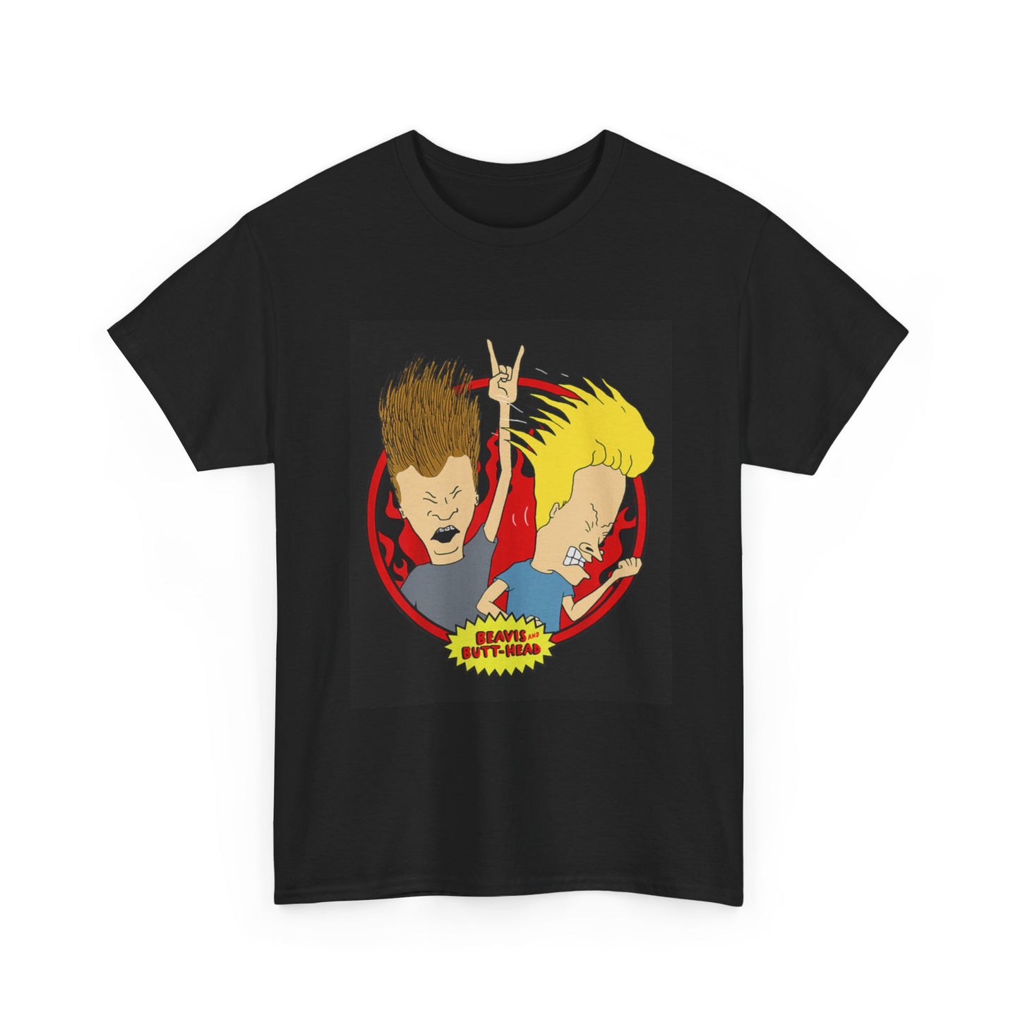 Beavis And Butthead Tshirt Comedy Tv Series Retro Rock And Roll Unisex Heavy