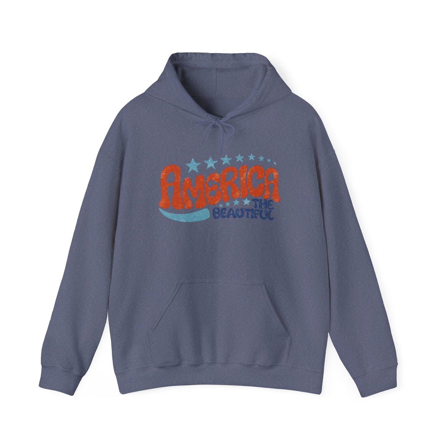America The Beautiful Graphic Hoodie Heavy Blend™ NEW Sweatshirt