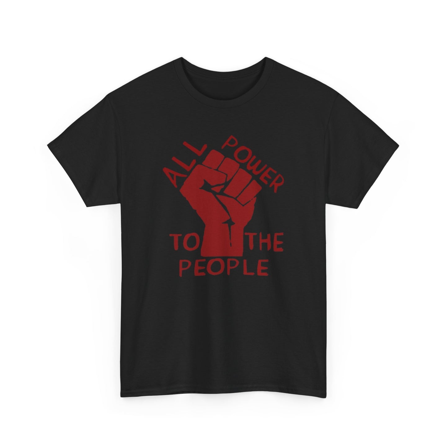 NO KINGS Power To The People Graphic T Shirt NEW Unisex Heavy Cotton Tee