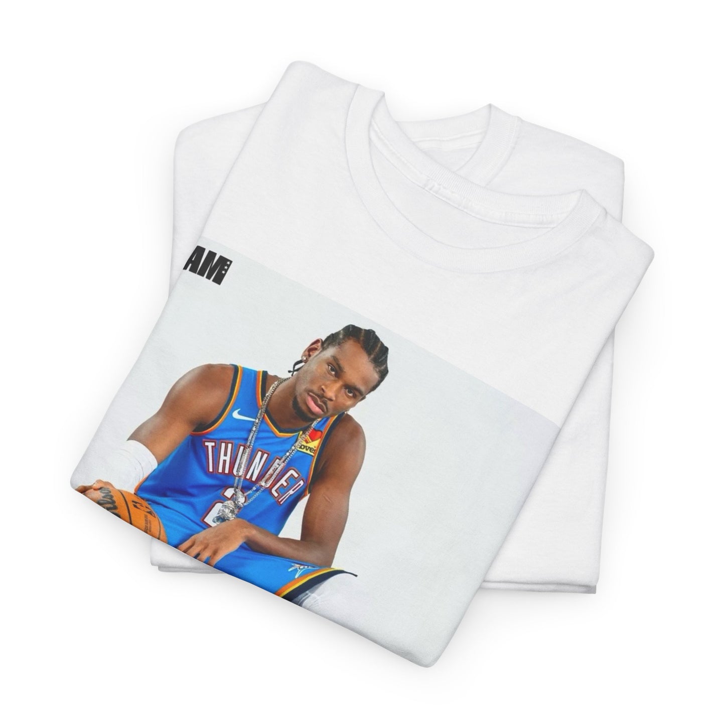 Shai Gilgeous Alexander Graphic T Shirt OKC Basketball Slam Unisex Heavy Cotton