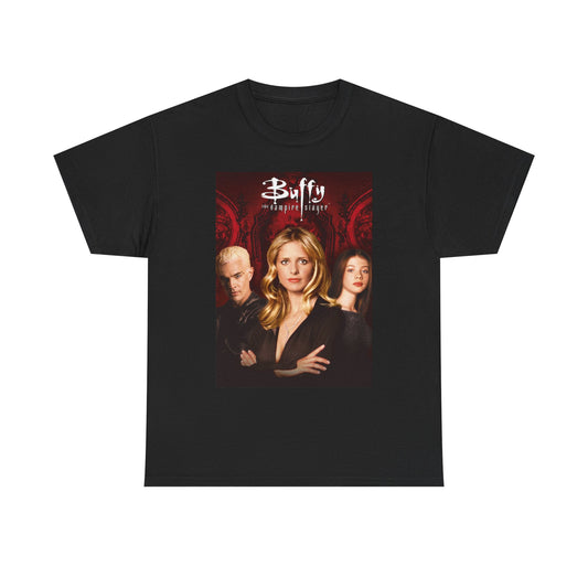 Buffy The Vampire Slayer T Shirt Retro Graphic Unisex Heavy Cotton Tee 1