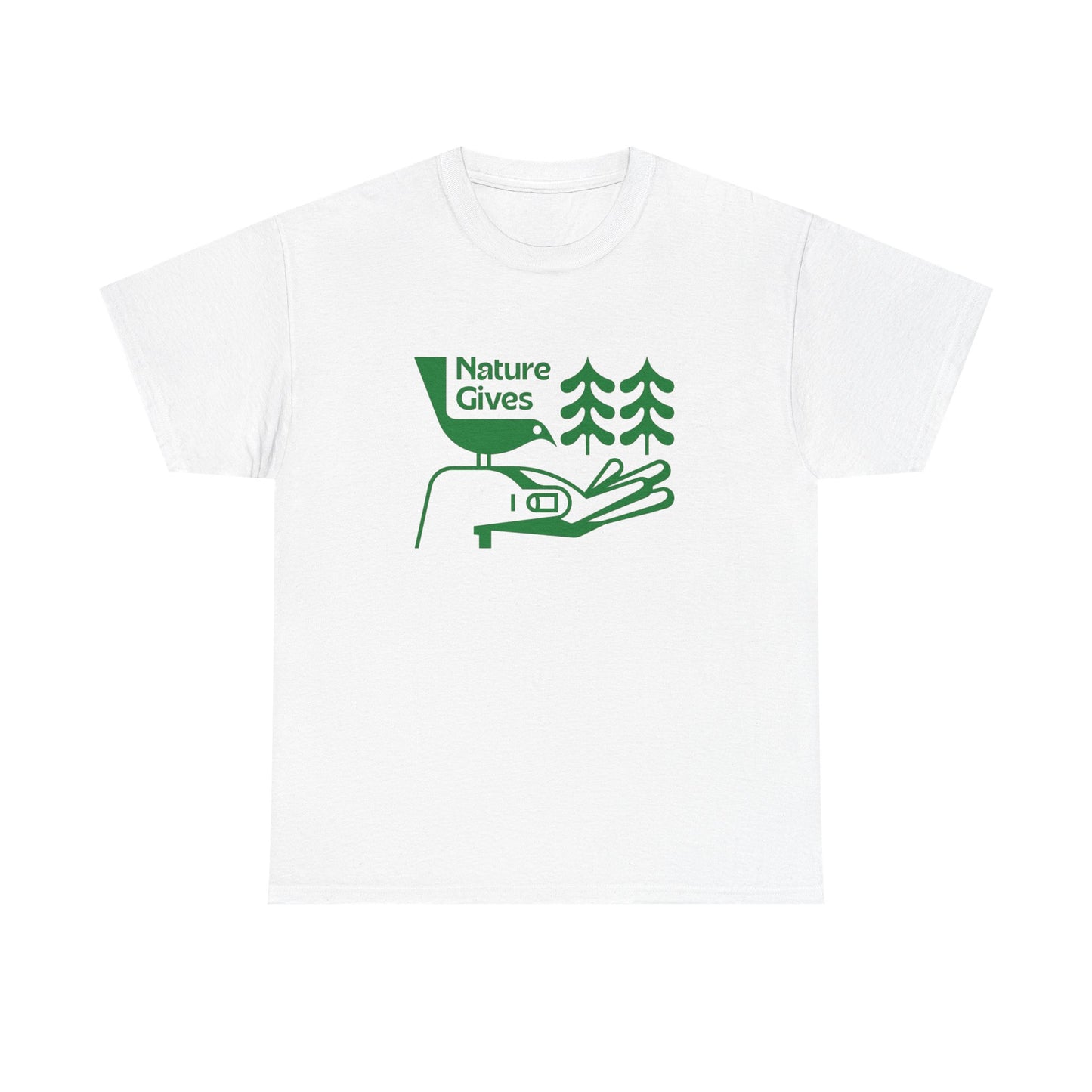 Nature Gives Vintage Graphic T Shirt NEW ADULT TEE Cotton