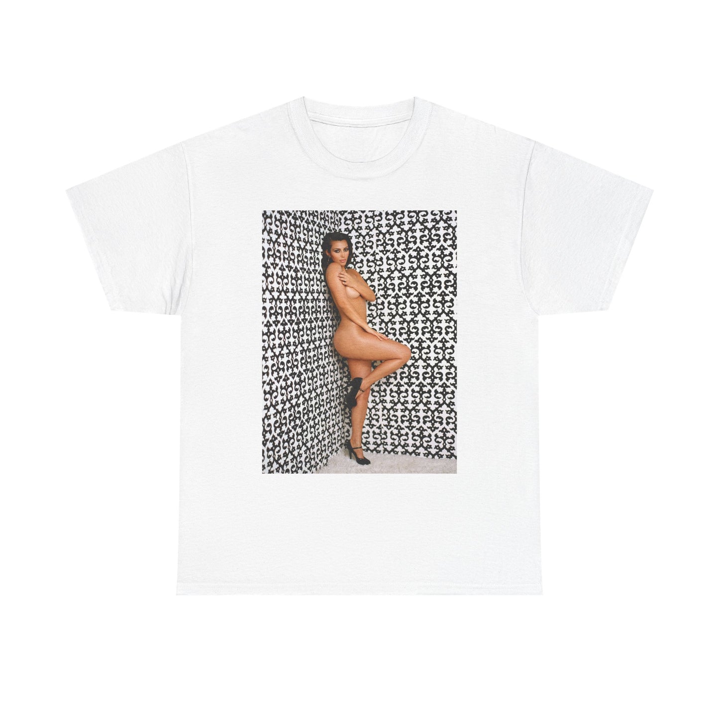 Kim Kardashian Graphic T Shirt Retro Vintage Model Unisex Heavy Cotton Tee