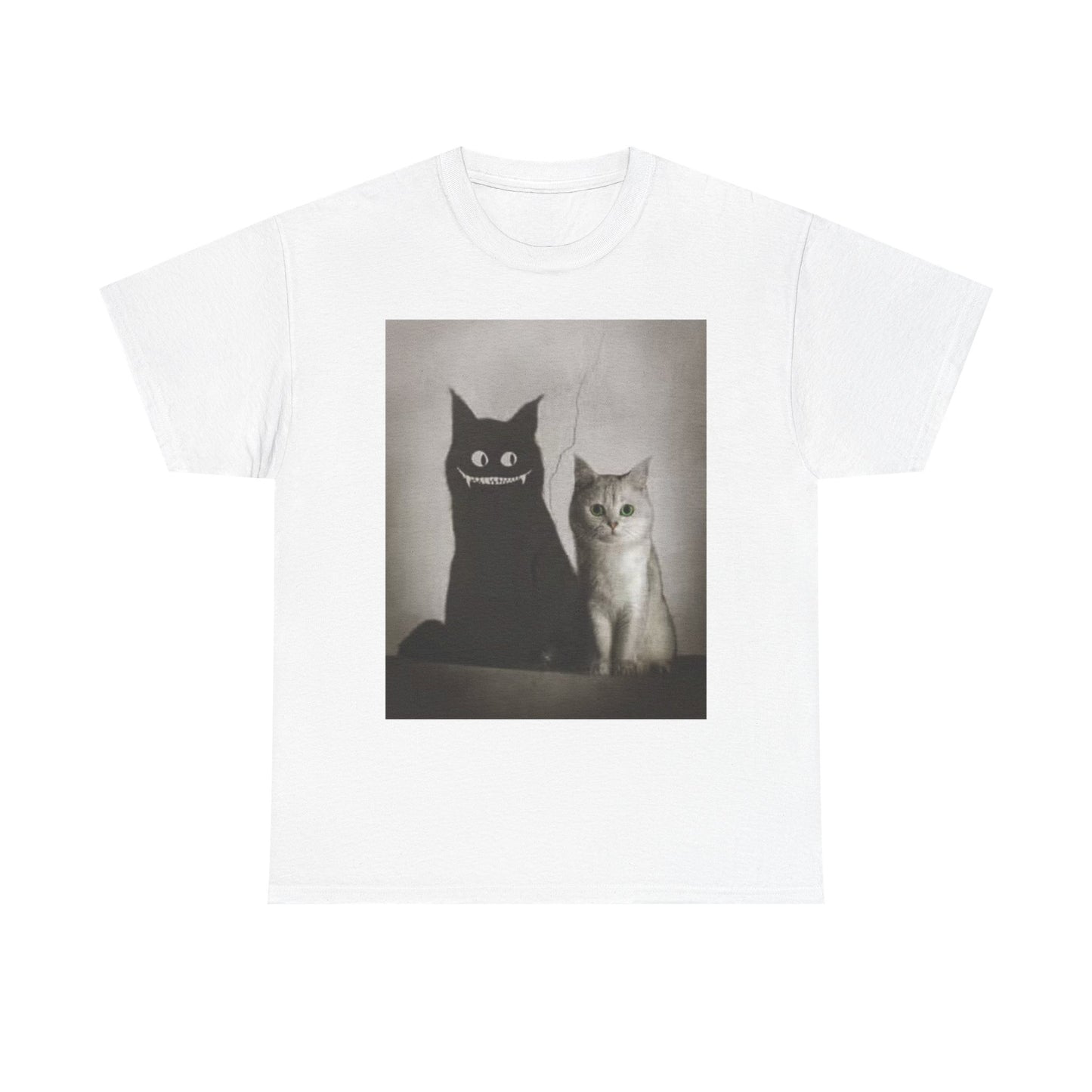 Funny Cat Graphic T Shirt Kitten Cat Lover Hilarious Unisex Heavy Cotton Tee