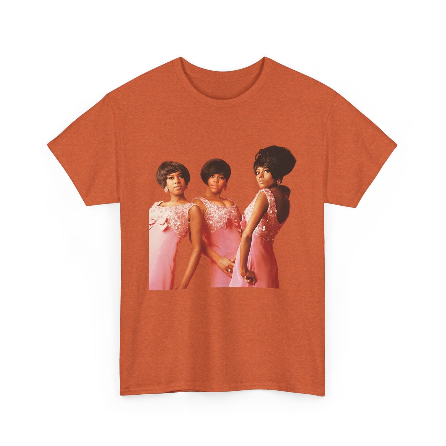 The Supremes Tshirt Vintage Diana Ross Retro Poster Unisex Heavy Cotton Tee 71