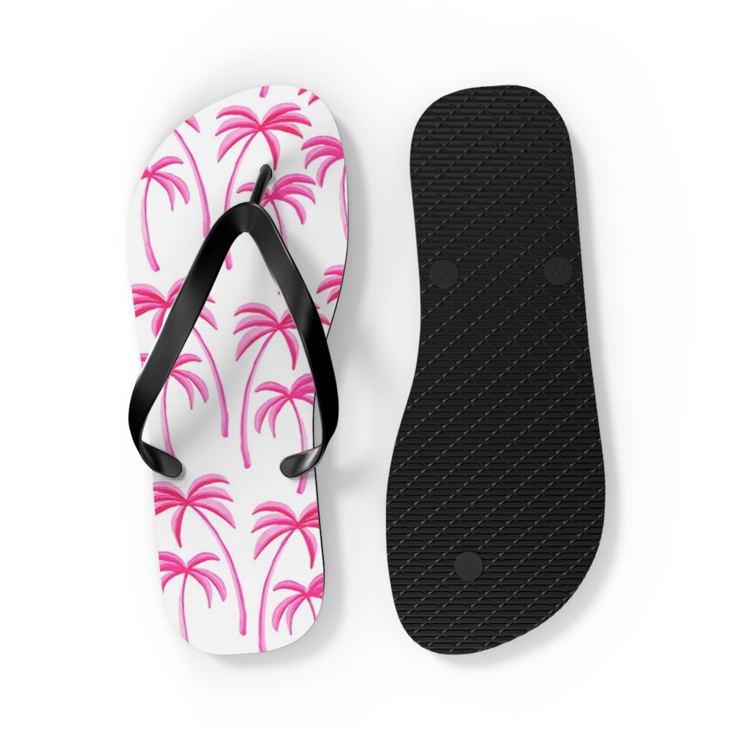 Pink Palms Sandals Summer Flip Flops Slides BRAND NEW