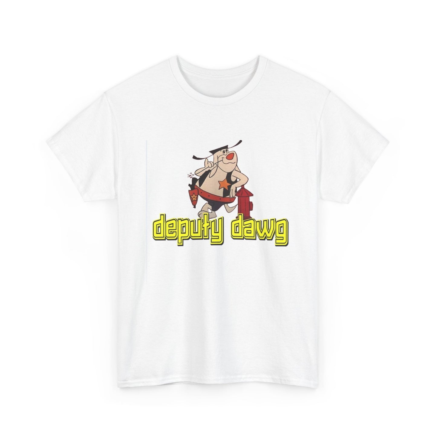 Deputy Dawg Shirt Retro Cartoon graphic Vintage Unisex Heavy Cotton Tee
