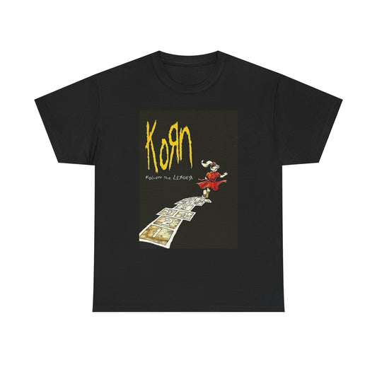 Korn Follow The Leader Graphic T Shirt Vintage Unisex Heavy Cotton Tee