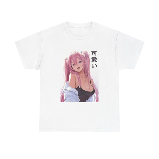 Waifu Girl Tshirt Sexy anime Naturo Cartoon Unisex Heavy Cotton Tee