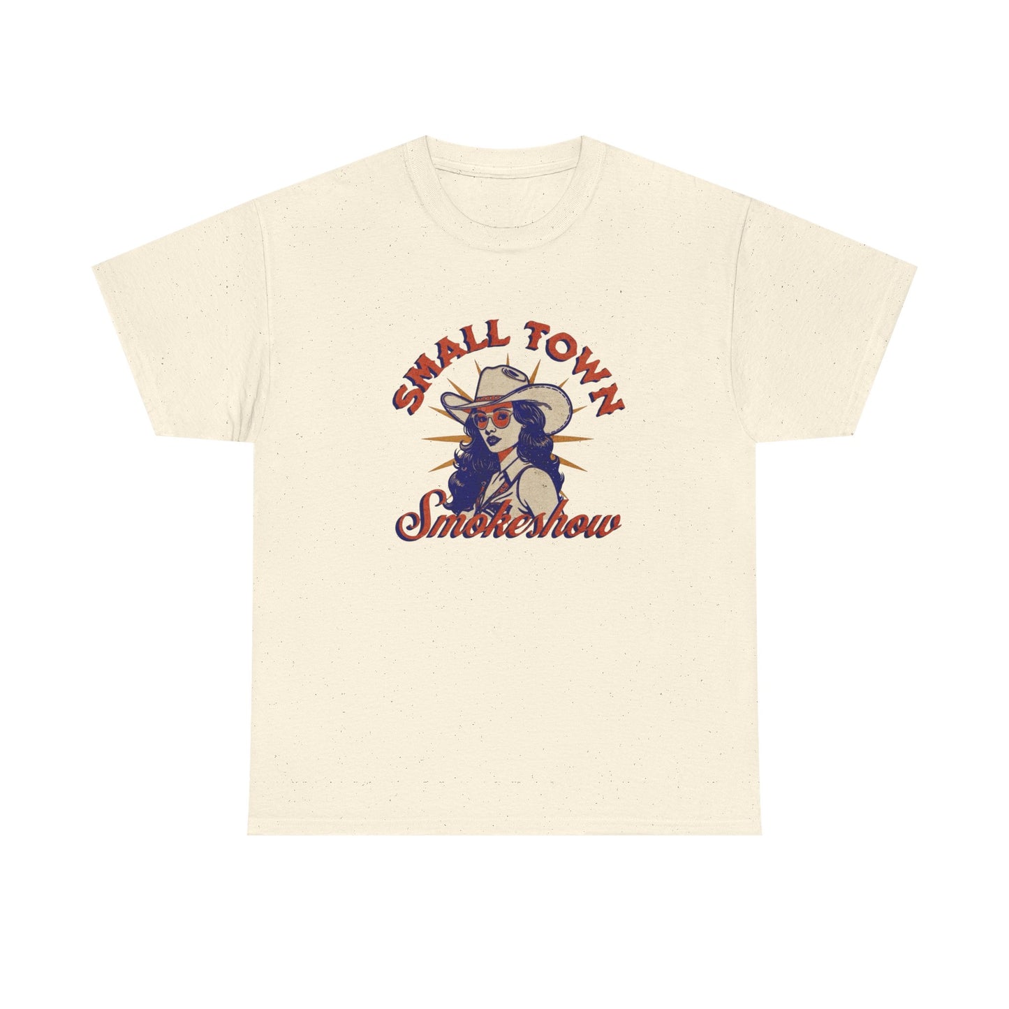 Small Town Smoke show Graphic T Shirt ALL SIZES Tee Unisex Heavy Cotton