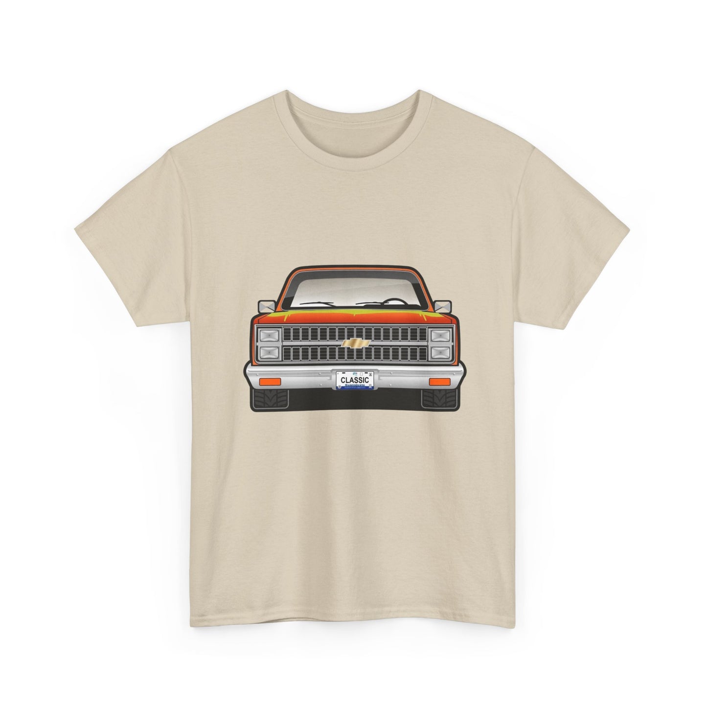 Classic Retro Pickup Truck Graphic T Shirt Unisex Heavy Cotton Tee NEW
