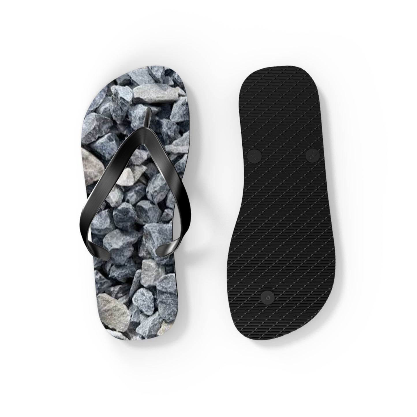 Stones Summer Sandals, Beach Shoes, Vacation Flip Flops, Pool Slides