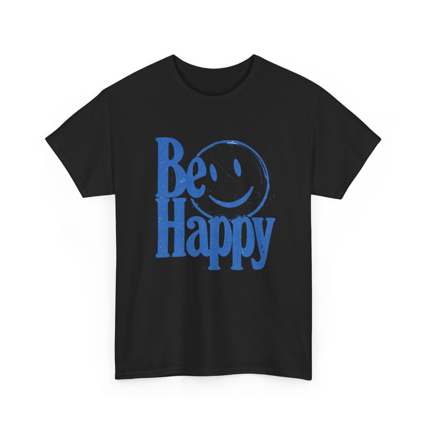 Be Happy Retro Graphic T Shirt Unisex Cotton Tee - New Gift - Tee