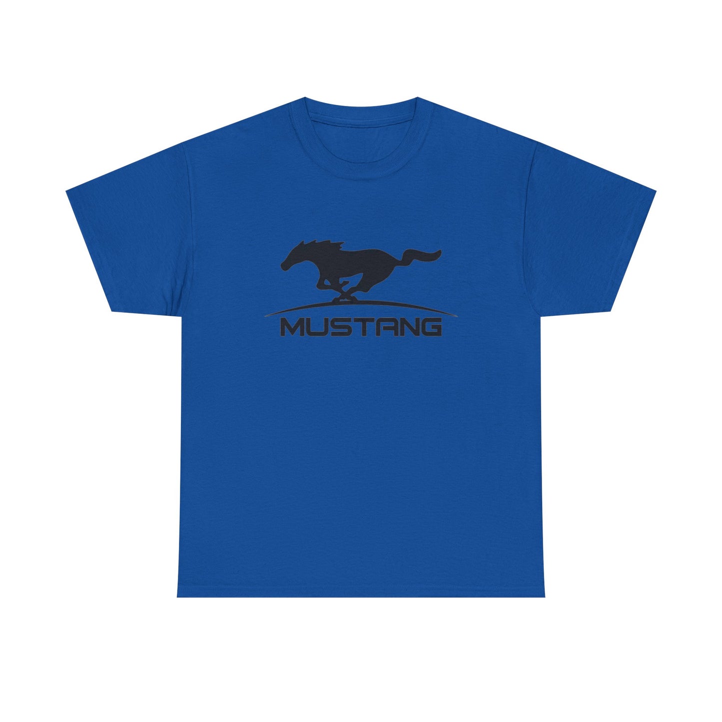 Mustang Muscle Car Graphic T Shirt Retro Ford Vintage Unisex Heavy Cotton Tee