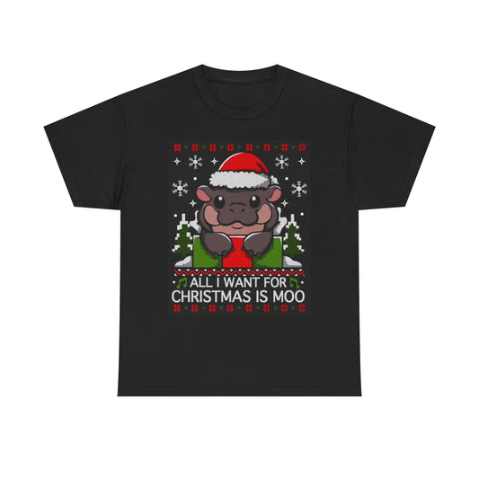 All I Want For Christmas Funny Graphic T Shirt Sweater Unisex Heavy Cotton Tee