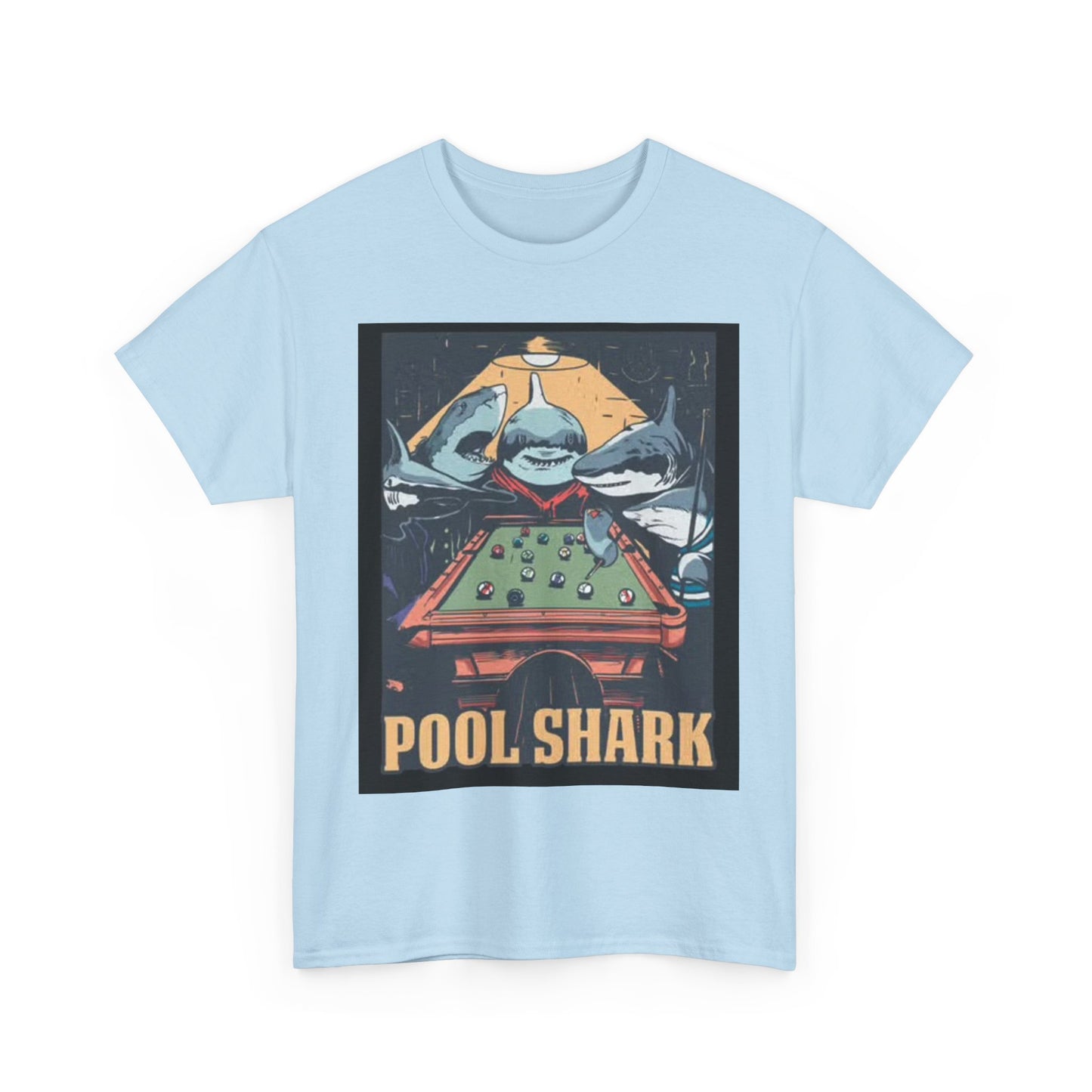 Pool Shark T Shirt Retro Funny Graphic T Vintage Pool Hall Rogan Unisex