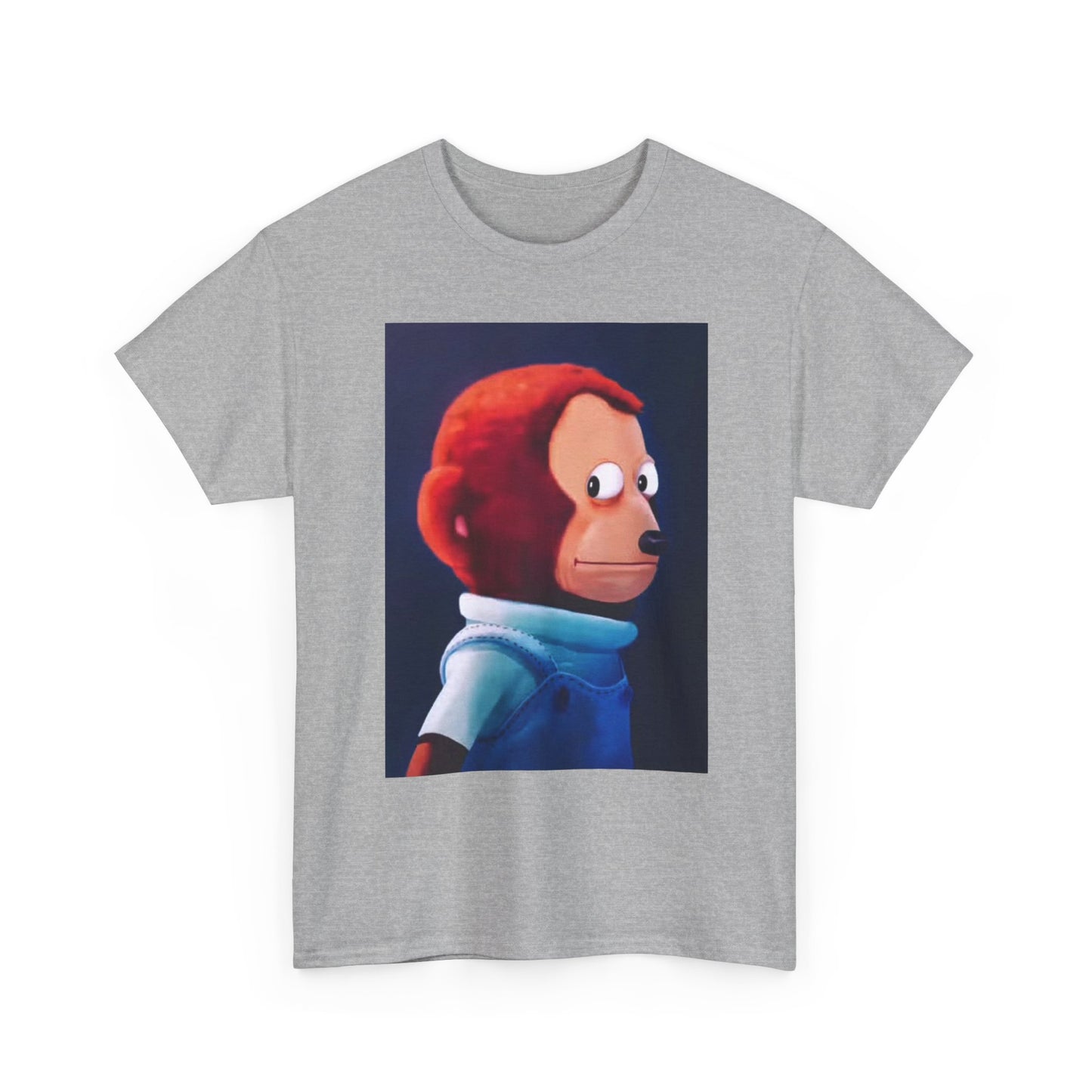 Funny Side Eye Jokes T Shirt MEME Comedy Cartoon Painting Unisex Heavy Cotton