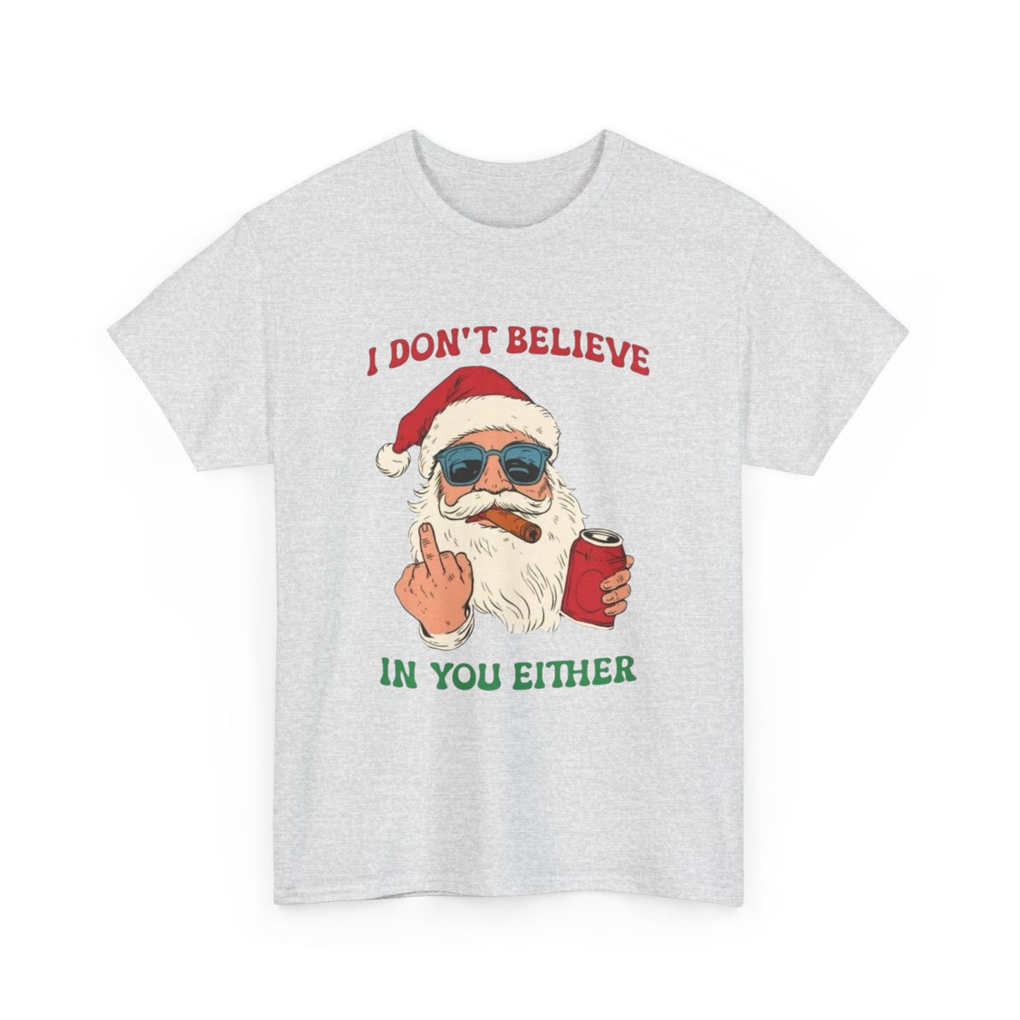 Funny Santa Tee Graphic T Shirt ADULT NEW