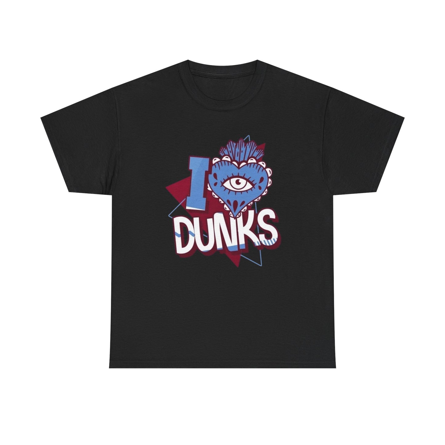 I Love Dunks Graphic T-Shirt Unisex Heavy Cotton Tee
