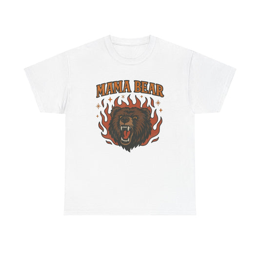 Mama Bear Graphic T Shirt NEW Unisex Heavy Cotton Tee