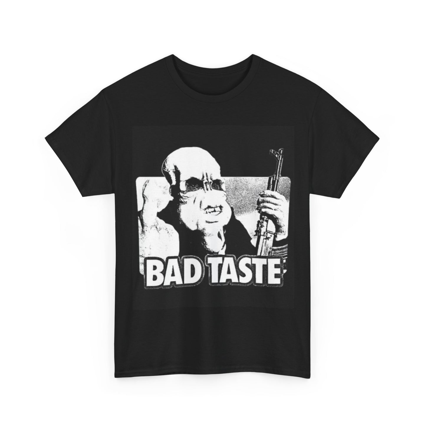 Bad Taste Poster Shirt Retro Graphic Art Unisex Heavy Cotton Tee