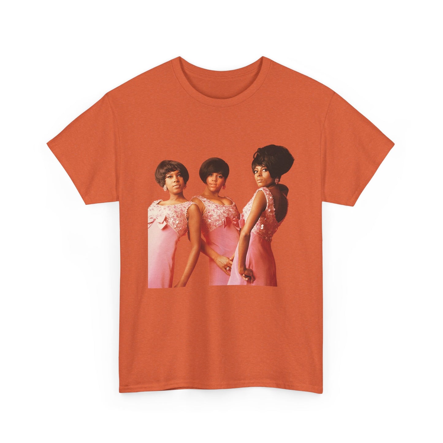 The Supremes Tshirt Vintage Diana Ross Retro Poster Unisex Heavy Cotton Tee 71