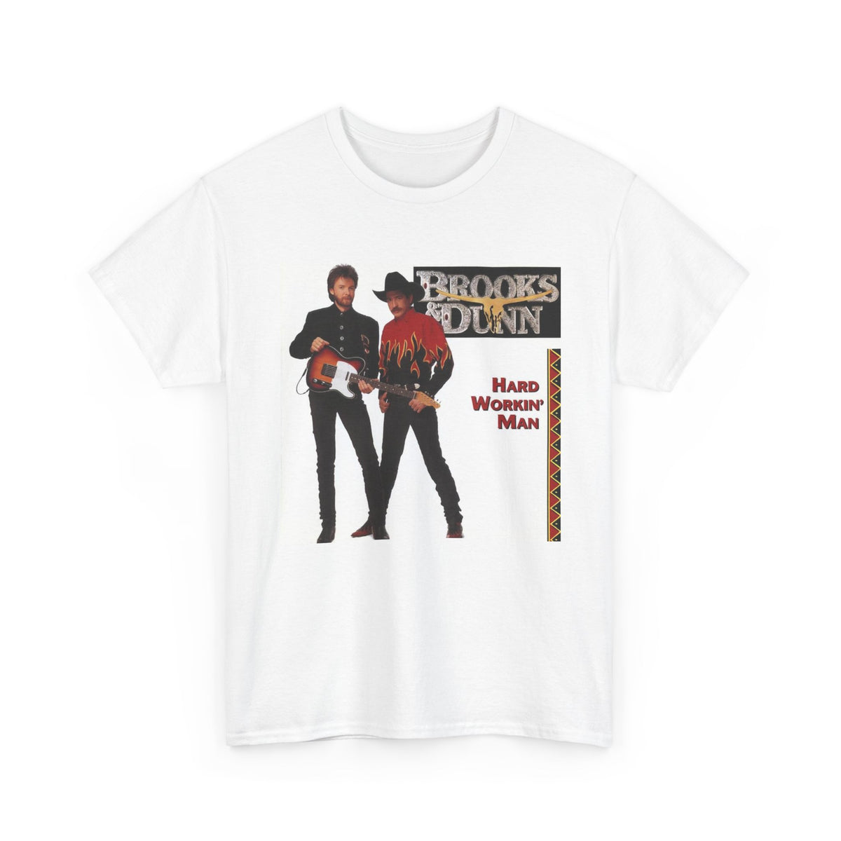 Brooks and Dunn T-shirt vintage country graphic retro Unisex Heavy Cotton Tee