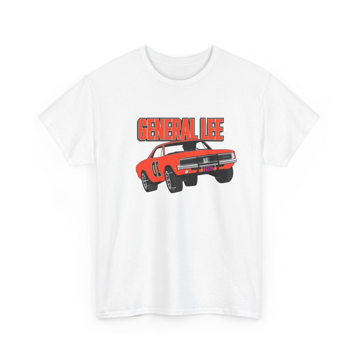 General Lee Charger Vintage Graphic T Shirt NEW ADULT