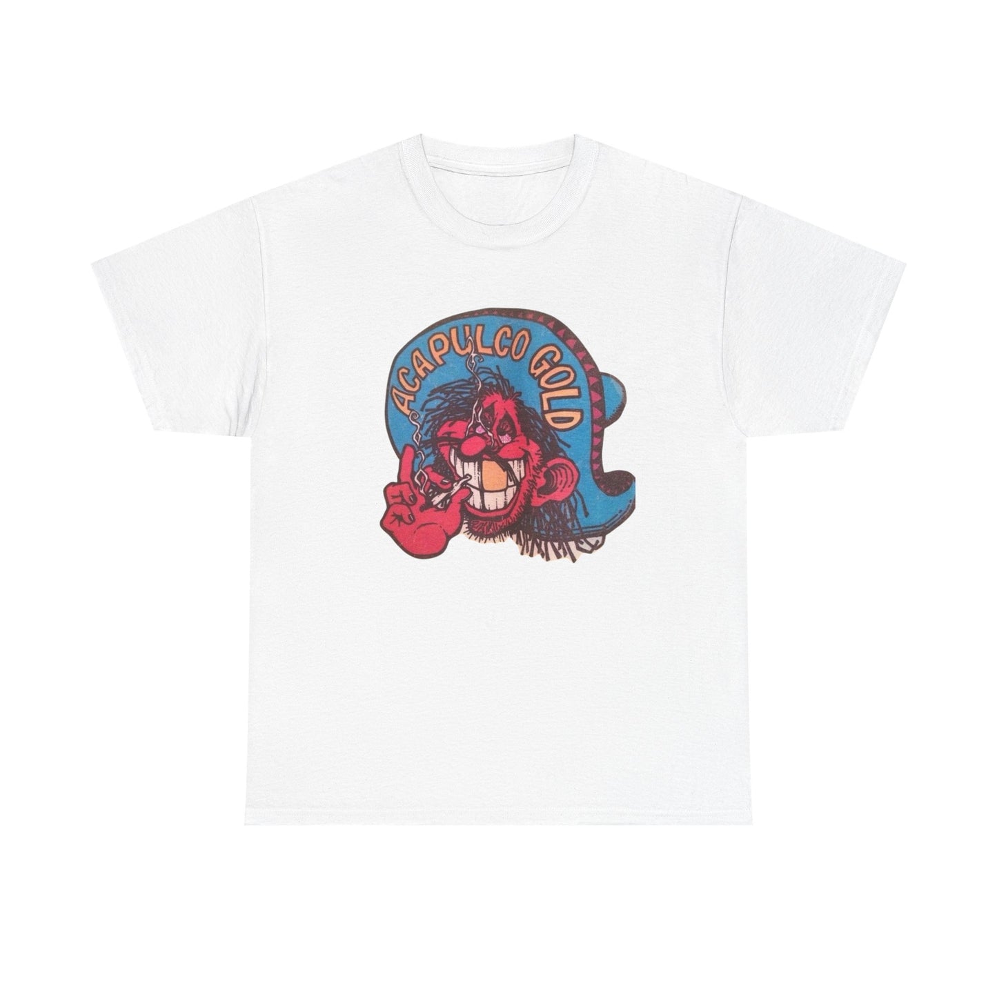 Acapulco Gold Vintage Cannabis Mexico Graphic T-Shirt Unisex Heavy Cotton Tee