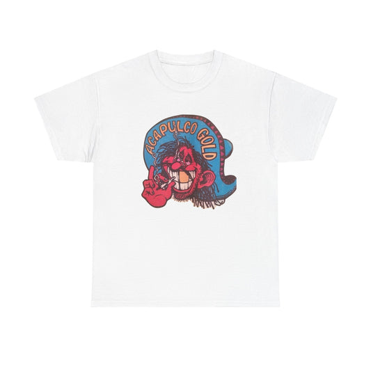 Acapulco Gold Vintage Cannabis Mexico Graphic T-Shirt Unisex Heavy Cotton Tee
