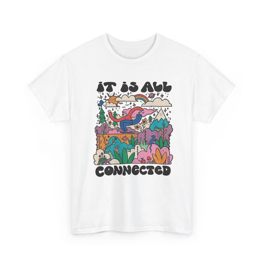 Its All Connected Graphic T Shirt Men's Art Classic Heavy Cotton Tee
