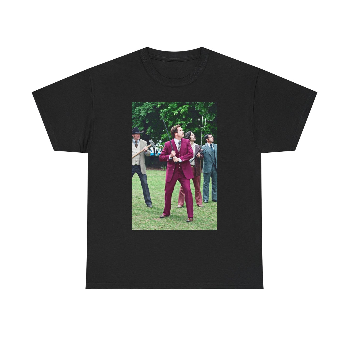 Anchorman Vintage Fight Scene Graphic T Shirt NEW Adult Tee