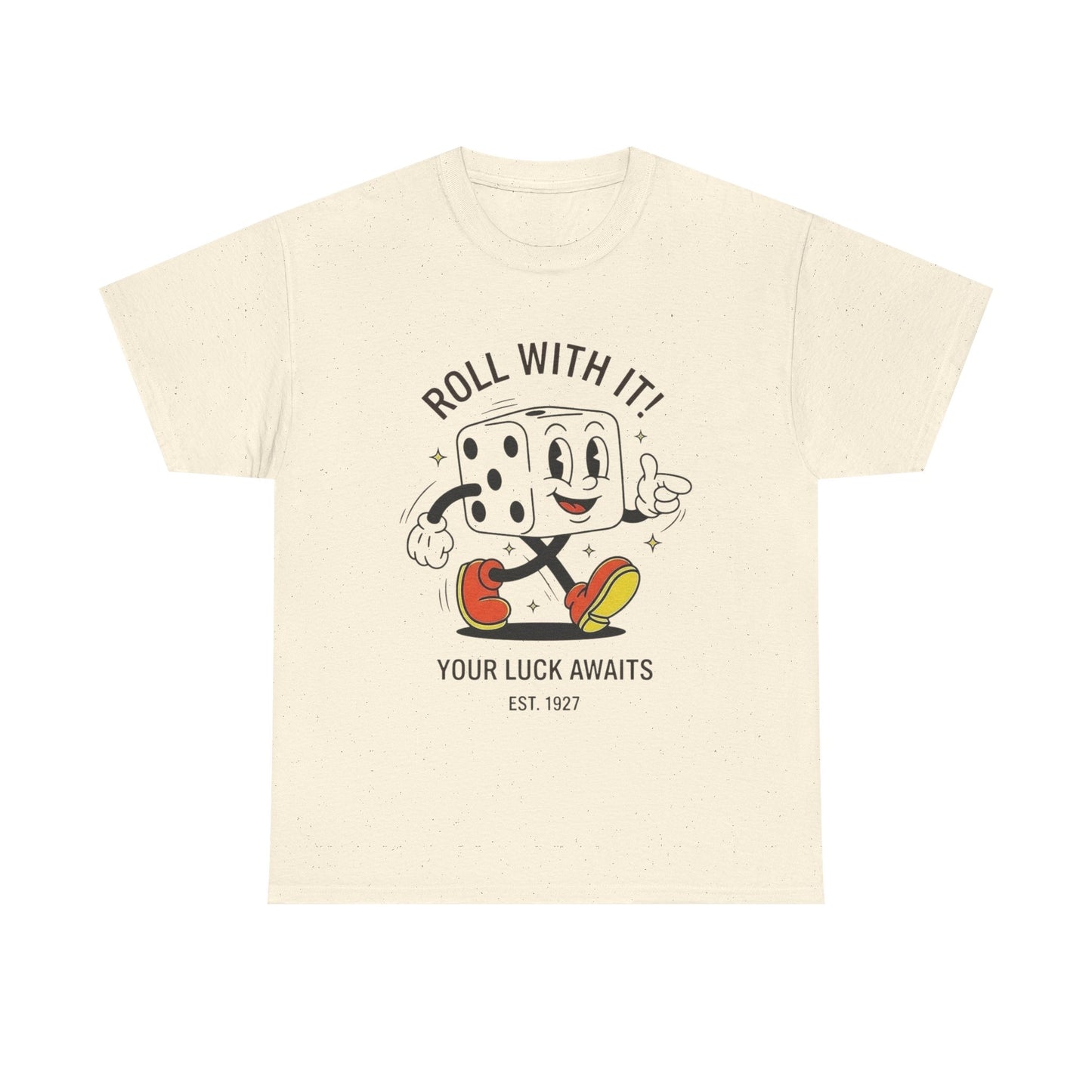 Roll With It Graphic T Shirt NEW GIFT Unisex Heavy Cotton Tee