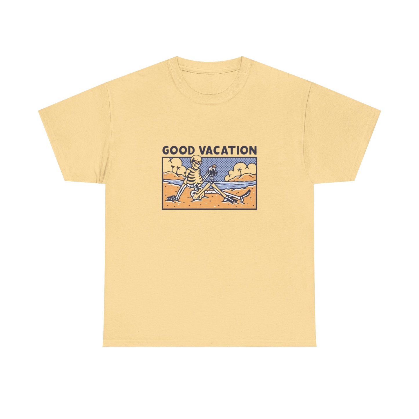 Good Vacation Vintage Graphic T Shirt Unisex Heavy Cotton Tee New Gift