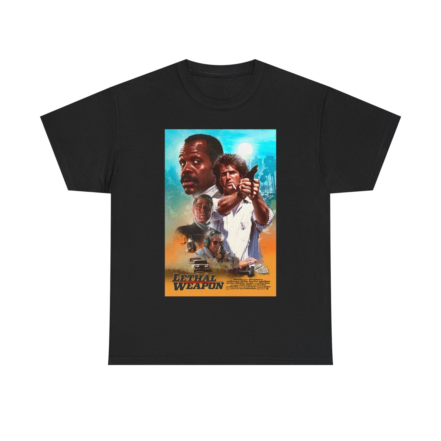 Lethal Weapon Graphic Shirt Retro Vintage Movie Unisex Heavy Cotton Tee