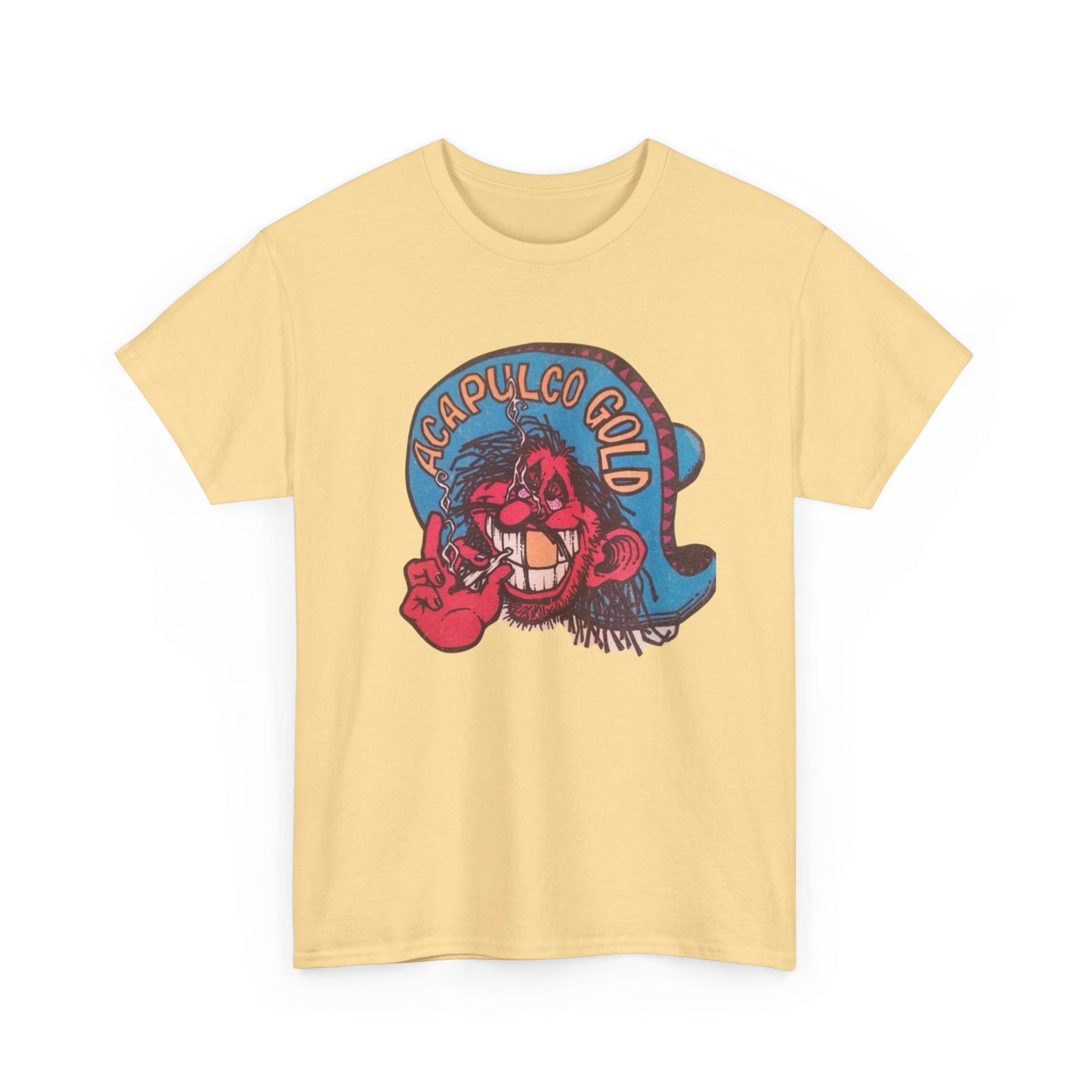 Acapulco Gold Vintage Cannabis Mexico Graphic T-Shirt Unisex Heavy Cotton Tee