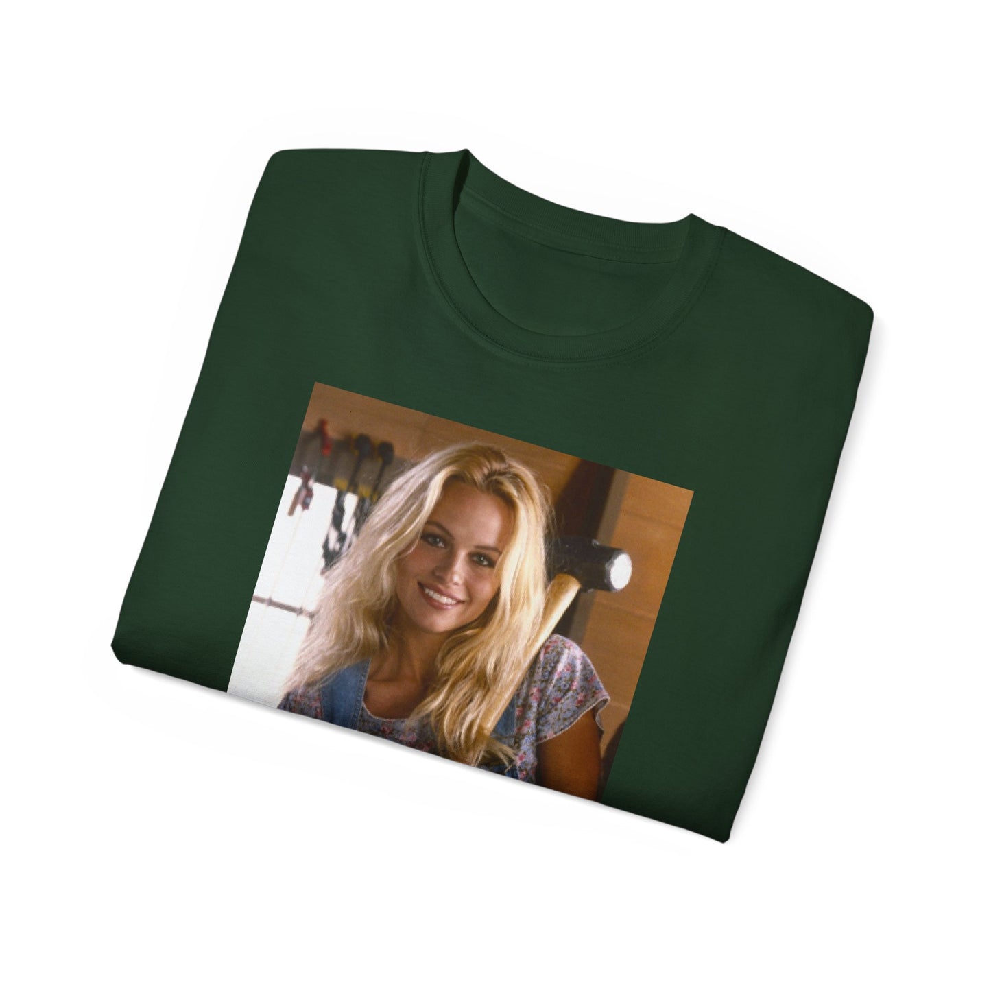 Pam Anderson playboy tool time 90s vintage Unisex Ultra Cotton Tee
